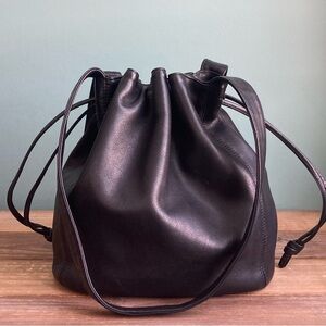 Vintage Coach Lexington Drawstring Leather Bag Italy